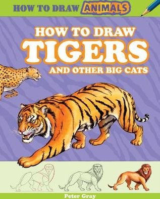 Cover for Peter Gray · How to Draw Tigers and Other Big Cats (Innbunden bok) (2013)