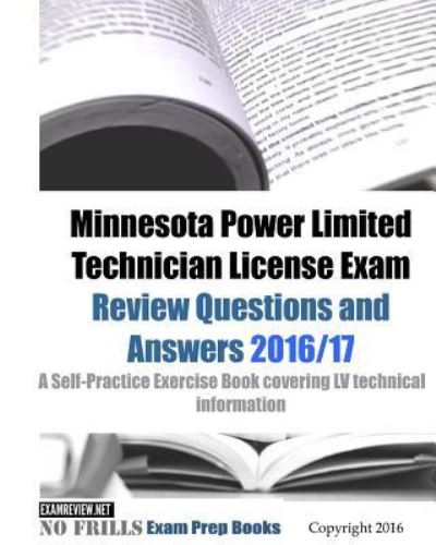 Cover for Examreview · Minnesota Power Limited Technician License Exam Review Questions and Answers 2016/17 Edition (Paperback Book) (2016)