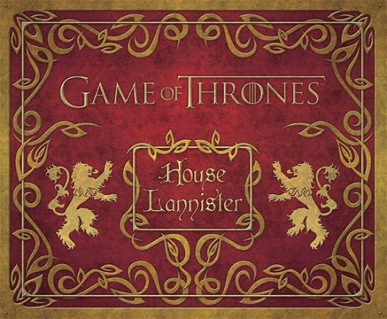 Cover for . Hbo · Game of Thrones: House Lannister Deluxe Stationery Set - Game of Thrones (Hardcover Book) (2015)