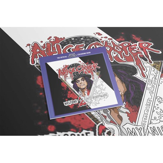 The Official Alice Cooper Colouring Book - Alice Cooper - Bøger - ROCK N ROLL COLOURING - 9781838147044 - September 3, 2021