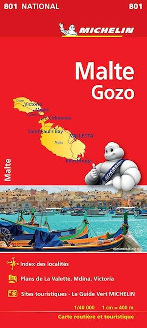 Cover for Michelin · Malta - Michelin National Map 801 (Landkart) (2025)