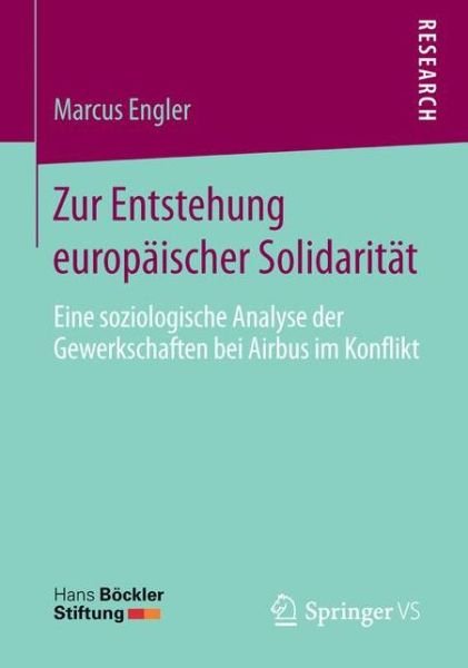 Cover for Engler · Zur Entstehung europäischer Soli (Bog) (2015)