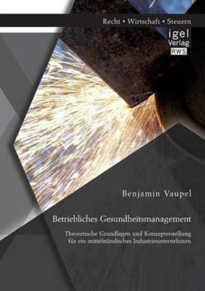 Betriebliches Gesundheitsmanagement: Theoretische Grundlagen und Konzepterstellung fur ein mittelstandisches Industrieunternehmen - Benjamin Vaupel - Books - Igel - 9783954850044 - February 20, 2014