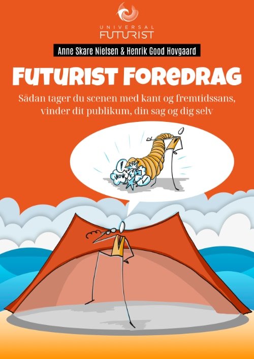 Cover for Anne Skare Nielsen og Henrik Good Hovgaard · Futurist Foredrag (Sewn Spine Book) [1º edição] (2023)