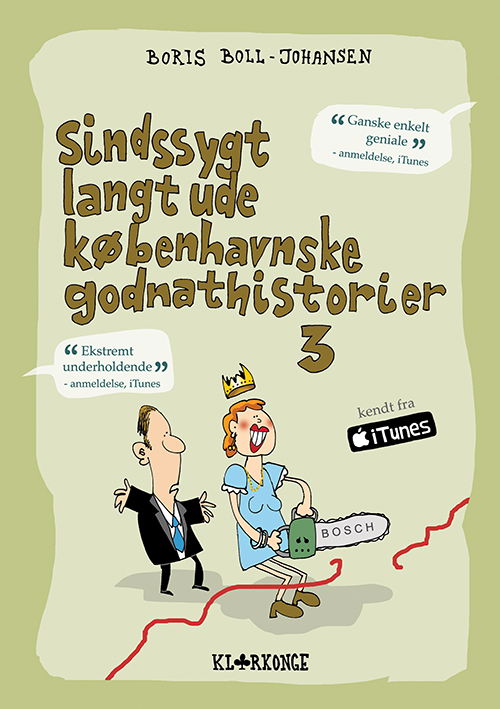 Cover for Boris Boll-Johansen · Sindssygt langt ude københavnske godnathistorier: Sindssygt langt ude københavnske godnathistorier 3 (Paperback Bog) [1. udgave] (2018)