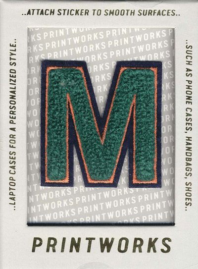 M - Embroidered Sticker -  - Books - Pagina Förlags - 9789163616044 - October 12, 2018