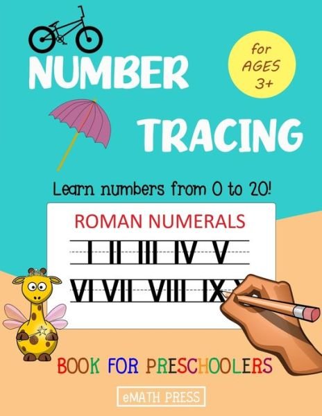 Cover for Emath Press · Number Tracing Book For Preschoolers (Paperback Book) (2020)