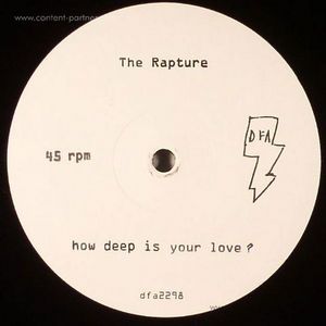 Cover for The Rapture · How Deep is Your Love? (12&quot;) (2011)