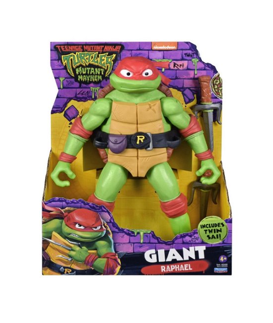 TMNT Mutant Mayhem  Giant Raphael Toys - TMNT Mutant Mayhem  Giant Raphael Toys - Merchandise - ABGEE - 0043377834045 - 