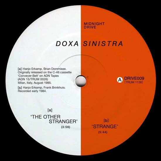 Other Stranger / Strange - Doxa Sinistra - Musiikki - MIDNIGHT DRIV - 0197188520045 - perjantai 8. syyskuuta 2023