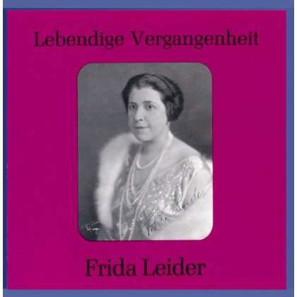 Arias - Frida Leider - Musiikki - Preiser Records - 0717281890045 - perjantai 14. lokakuuta 1994