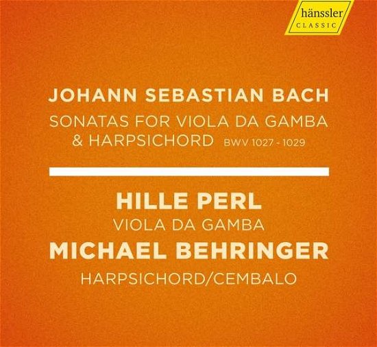 Cover for Johann Sebastian Bach · Sonatas for Viola Da Gamba &amp; Harpsichord Bwv1027-1029 (CD) (2020)
