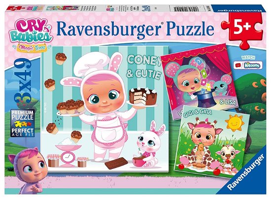 Cover for Cry Babies: Ravensburger · Puzzle 3X49 Pz - Cry Babies (MERCH)