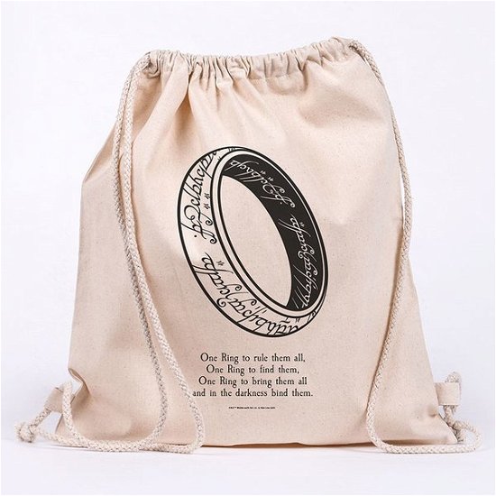 Lord Of The Rings One Ring Drawstring Bag - Gb Eye - Merchandise - Gb Eye - 5028486486045 - 