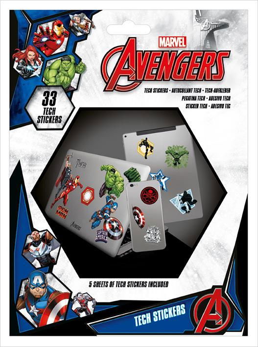 AVENGERS - Tech Stickers Pack - Heroes - Stickers - Marchandise -  - 5050293474045 - 1 octobre 2019