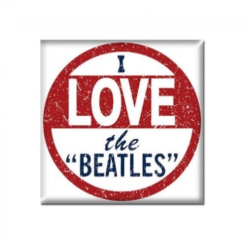 The Beatles Fridge Magnet: I Love The Beatles - The Beatles - Merchandise - Apple Corps - Accessories - 5055295321045 - 17. oktober 2014