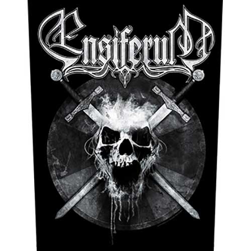 Cover for Ensiferum · Skull (Backpatch) (Patch) [Black edition] (2020)