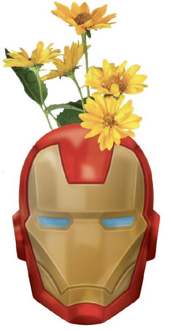 MARVEL - Iron Man - Wall mounted flower pot - P.Derive - Produtos - HALF MOON BAY - 5055453482045 - 13 de agosto de 2021