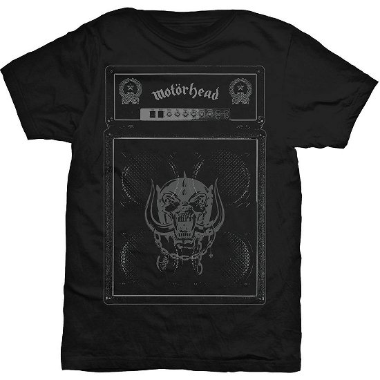 Motorhead Unisex T-Shirt: Amp Stack - Motörhead - Mercancía - Global - Apparel - 5055979917045 - 15 de enero de 2020