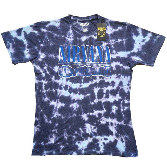 Nirvana · Nirvana Kids T-Shirt: Nevermind Wavy Logo (Wash Collection) (9-10 Years) (T-shirt) [size 9-10yrs]