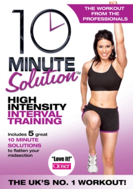 Cover for 10 Min Sol High Intensity Interval · 10 Minute Solution - High Intensity Interval Training (DVD) (2014)