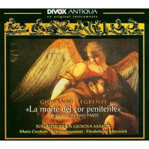 Cover for Cecchetti / Invernizzi / Sonatori · * La Morte Del Cor Penitente (CD) (2007)