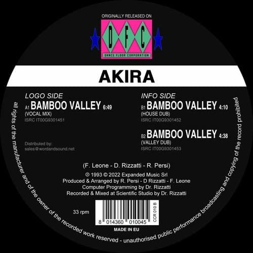 Bamboo Valley - Akira - Music - CLUB CULTURE RARITIES -DFC - 8014360010045 - January 27, 2023