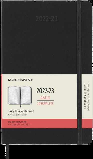 Moleskine 2023 18month Daily Large Hardc - Moleskine - Annan - MOLESKINE - 8056598851045 - 17 mars 2022