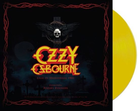 Cover for Ozzy Osbourne · Live In Montreal 1981 (Yellow Vinyl) (LP) [Limited edition] (2023)