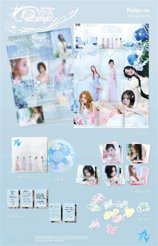 Cosmic [poster - Midnight Sun Ver.] - Red Velvet - Muziek - SM ENTERTAINMENT - 8800260276045 - 2 augustus 2024