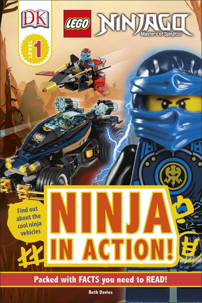 Cover for Beth Davies · LEGO NINJAGO Ninja in Action! - DK Readers Level 1 (Hardcover Book) (2018)