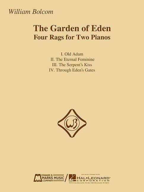 Cover for William Bolcom · The Garden Of Eden - Four Rags For Two Pianos: Four Rags for Two Pianos (Book) (2006)