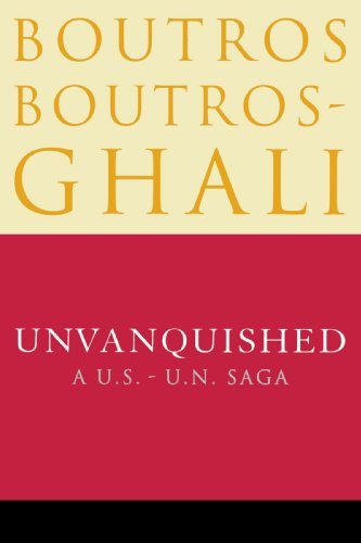 Cover for Boutros Boutros-ghali · Unvanquished: a U.s. - U.n. Saga (Paperback Book) (1999)