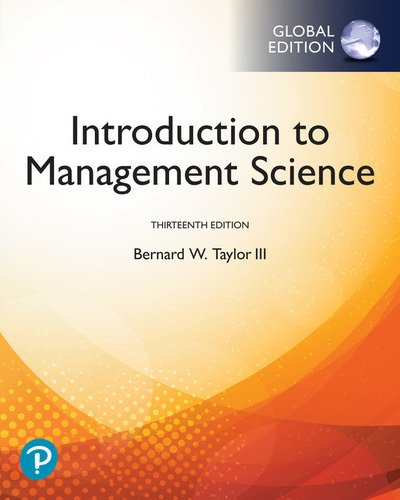 Cover for Bernard Taylor · Introduction to Management Science, Global Edition (Paperback Book) (2019)