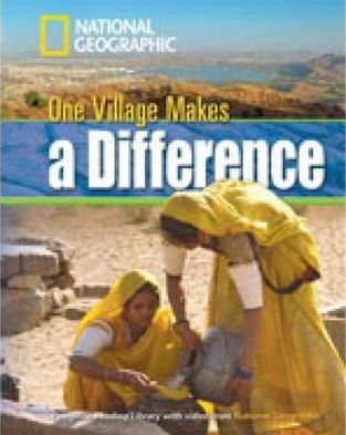 Cover for National Geographic · One Village Makes a Difference + Book with Multi-ROM: Footprint Reading Library 1300 (Book) [New edition] (2008)