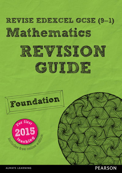 Cover for Harry Smith · Pearson REVISE Edexcel GCSE Maths (Foundation) Revision Guide: incl. online revision, quizzes and videos - for 2025 and 2026 exams - Pearson Revise (Book) (2015)