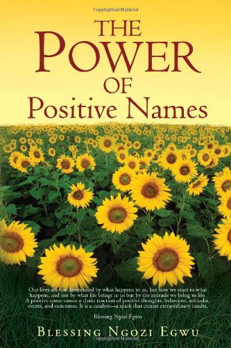 The Power of Positive Names - Blessing Ngozi Egwu - Books - Xlibris - 9781456843045 - January 14, 2011