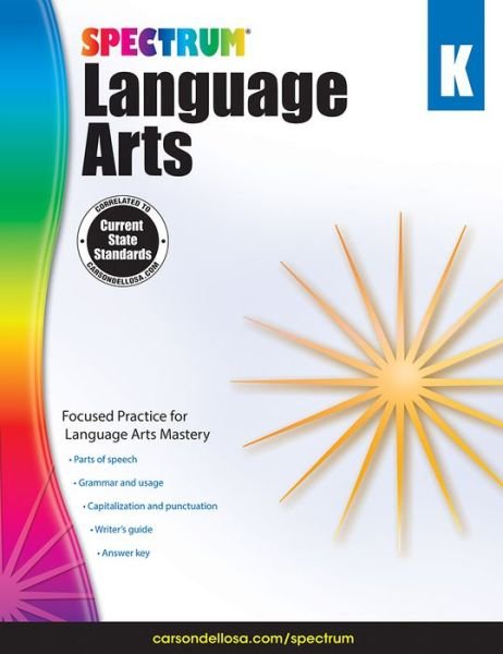 Spectrum Language Arts, Grade K - Spectrum - Livres - Spectrum - 9781483812045 - 15 août 2014