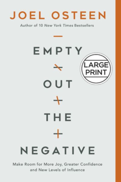 Cover for Joel Osteen · Empty Out the Negative (Hardcover Book) (2020)