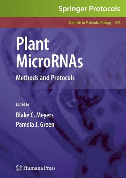 Plant MicroRNAs: Methods and Protocols - Methods in Molecular Biology - B C Meyers - Livres - Humana Press Inc. - 9781603270045 - 28 octobre 2009