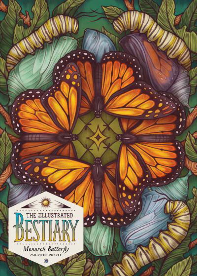 The Illustrated Bestiary Puzzle: Monarch Butterfly (750 pieces) - Maia Toll - Bøger - Workman Publishing - 9781635864045 - 20. oktober 2020