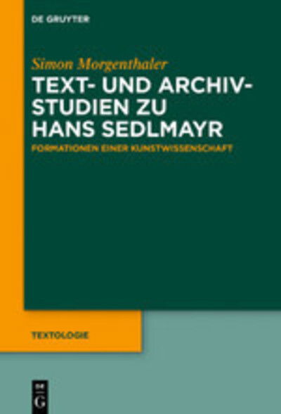 Cover for Morgenthaler · Text- und Archivstudien zu (Book) (2020)