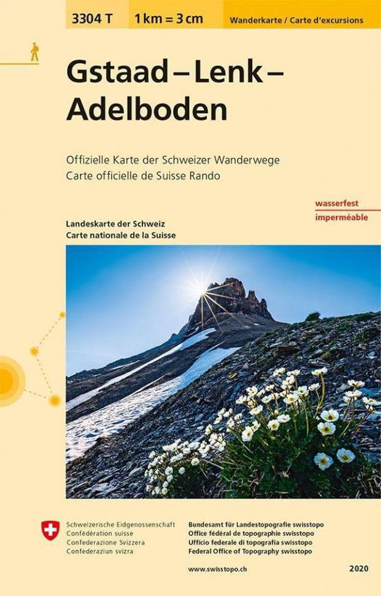 Cover for Swisstopo · Gstaad - Lenk - Adelboden (Map) (2020)