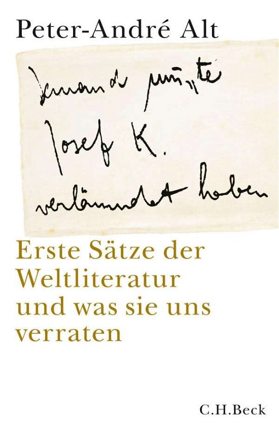 Cover for Alt · 'Jemand musste Josef K. verleumdet (Book)