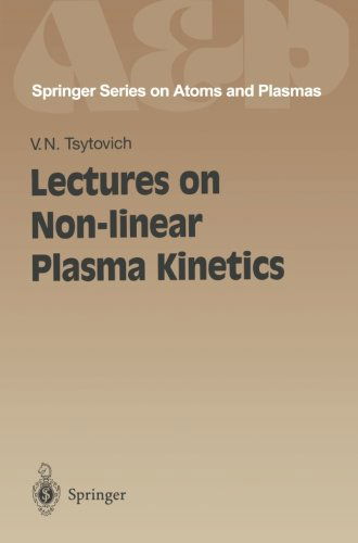 Cover for Vadim N. Tsytovich · Lectures on Non-linear Plasma Kinetics - Springer Series on Atomic, Optical, and Plasma Physics (Paperback Book) [Softcover reprint of the original 1st ed. 1995 edition] (2011)