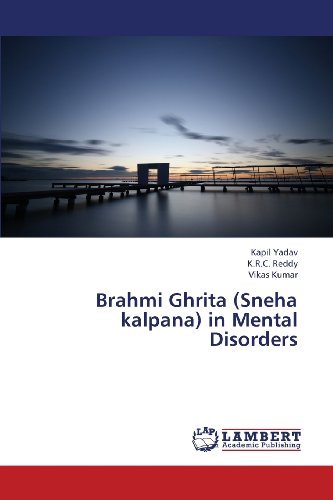 Cover for Vikas Kumar · Brahmi Ghrita (Sneha Kalpana) in Mental Disorders (Pocketbok) (2013)
