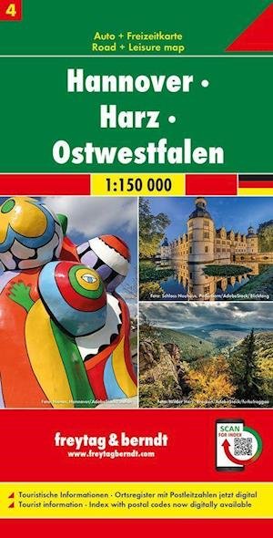 Cover for Freytag + Berndt · Hannover - Harz - Ostwestfalen (Landkarten) (2019)