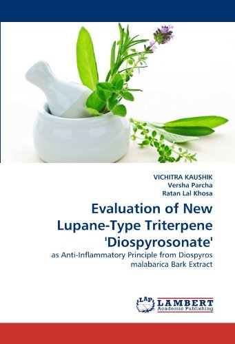 Cover for Ratan Lal Khosa · Evaluation of New Lupane-type Triterpene 'diospyrosonate': As Anti-inflammatory Principle from Diospyros Malabarica Bark Extract (Pocketbok) (2011)