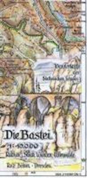 Cover for Rolf Böhm · Die Bastei 1 : 10 000 (Map) (2015)
