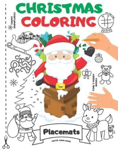 Cover for Mat Kidd · Christmas Coloring Placemats (Paperback Book) (2020)